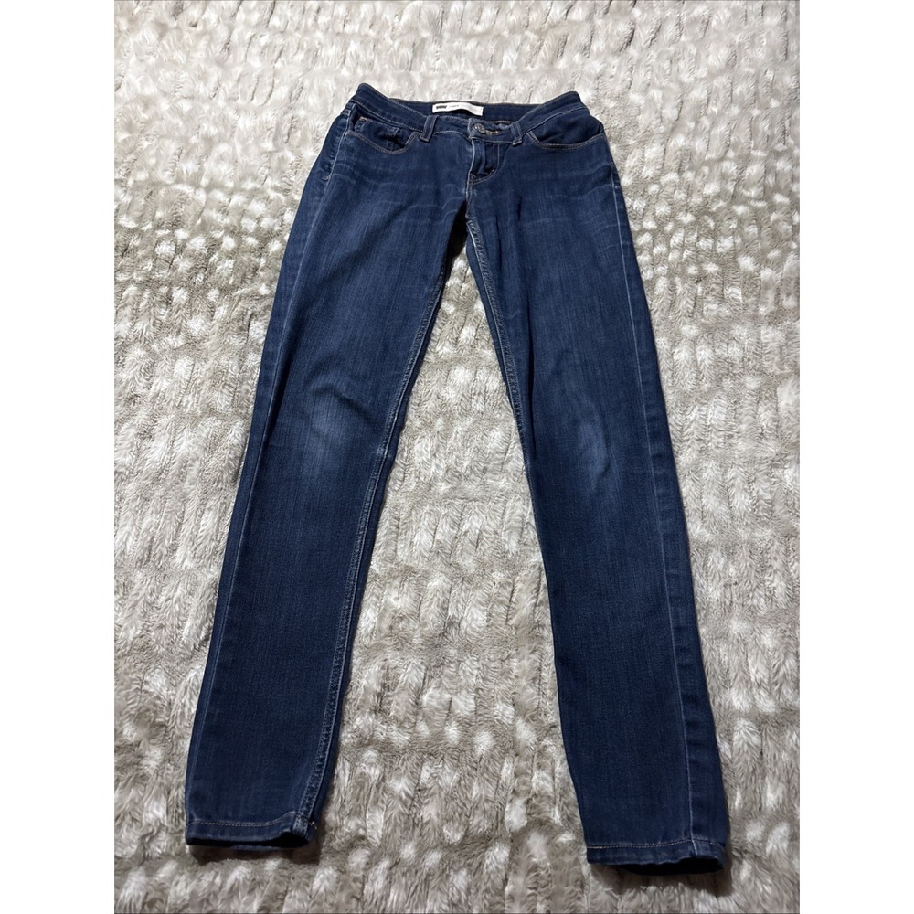 Levi's Jeans Womens Leggings Denim 25W‎ 30L Dark Wash 5 Pockets